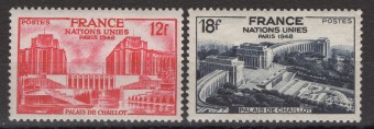 Франция - кат. №828-829