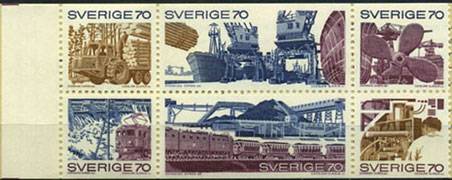(Switz_train_683-88) Швейцаария. Каталог Михель №683-688 (Буклет)