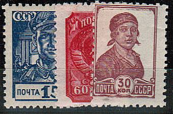 (S00576-78(3) СССР кат. №№576-578*