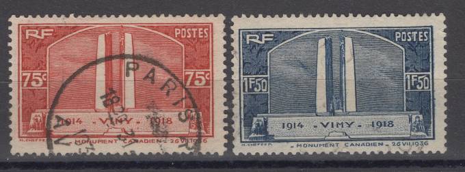 Франция - кат. №322-323