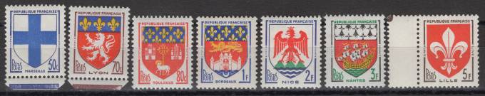Франция - кат. №1217-1223