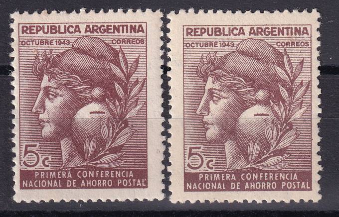 Аргентина - кат. Mich. №479x,479y