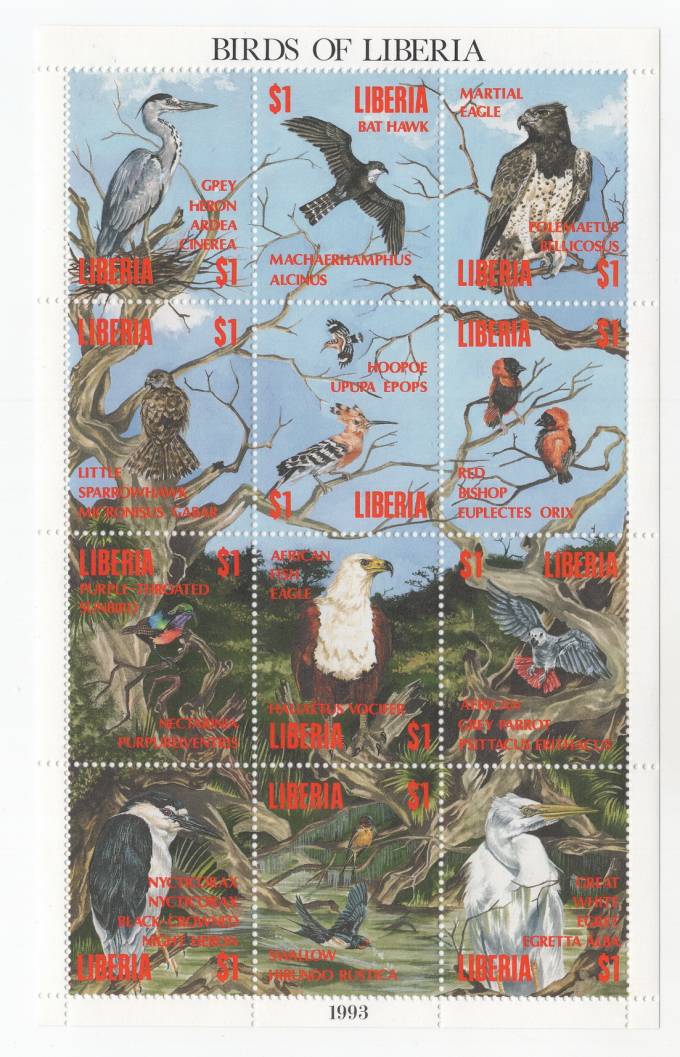Либерия - кат. №1582-1593