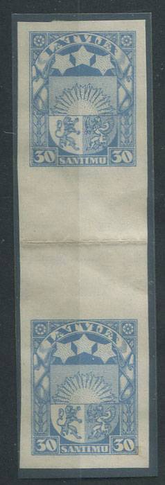 (StampLatvija_122B(1) Кат. №122B б/з