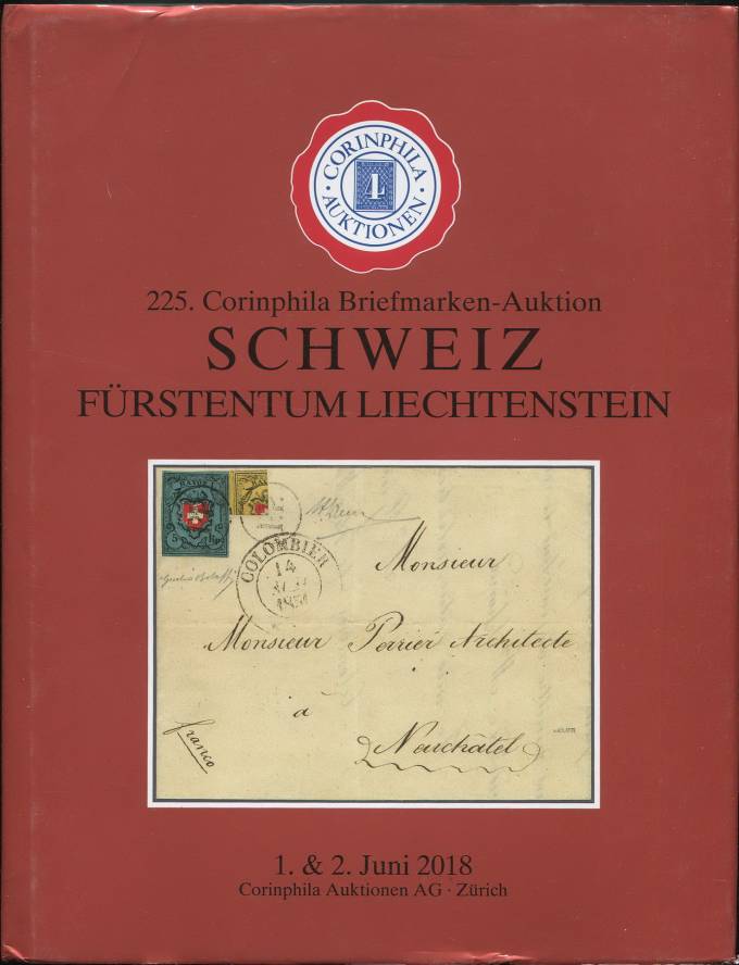 Cornphila - каталог аукциона - Швейцария - 1-2 июня 2018