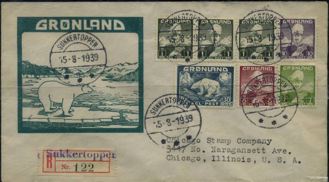 (PP_GR_005) Марки Михель №1-4, 6
