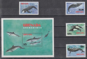 (Sea_Stamp_126(1) Марки киты Bl №71