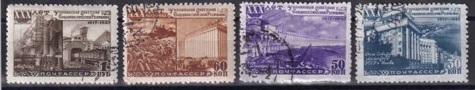СССР - кат. Заг. №1141-1144