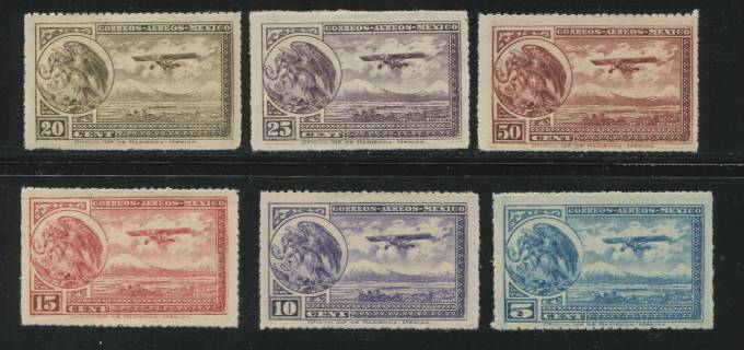   Авиация Мексика №615-620