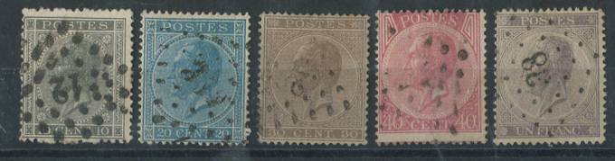 (Belgie_stamp_0014-18(1) Бельгия №14-18