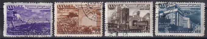 СССР - кат. Заг. №1141-1144