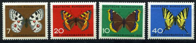 (Deutsche_376-79(2) Бабочки. Каталог №376-379