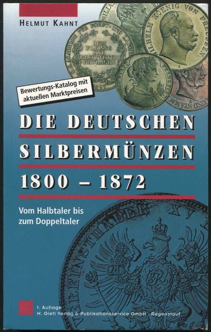 Немецкие серебряные монеты 1800-1872