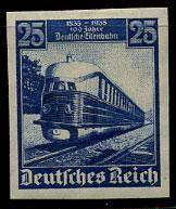 Германия(Reich_train_582u) Марки паровозы №582*  Беззубцов.