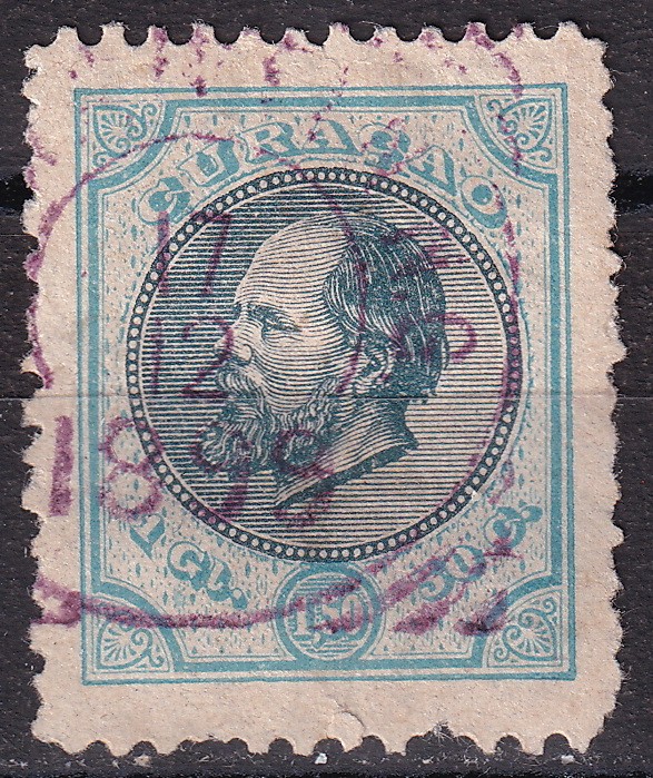 110 eur. Марка 1889 год. Облизыватель марок 19 век.