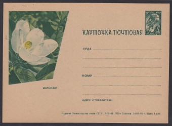 Иллюстрированная карточка №46 - Магнолия