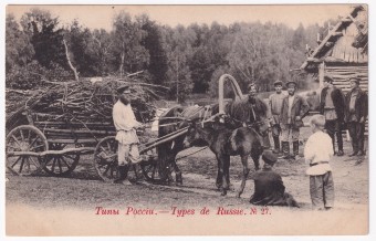 Россия - Открытка - Типы России №27