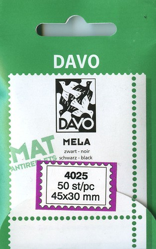 Клеммташе DAVO чёрные 45 х 30 мм (уп 50 шт) (М4025(1))