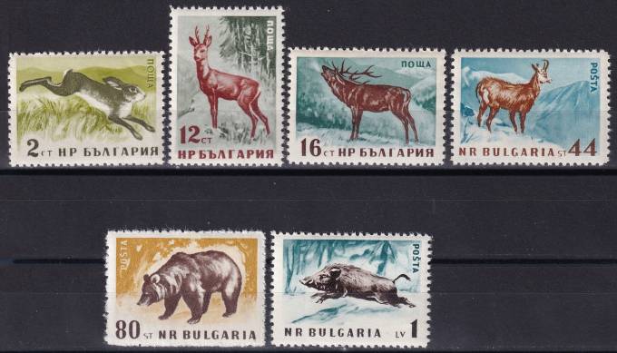 Болгария - кат. №1058A-1063A