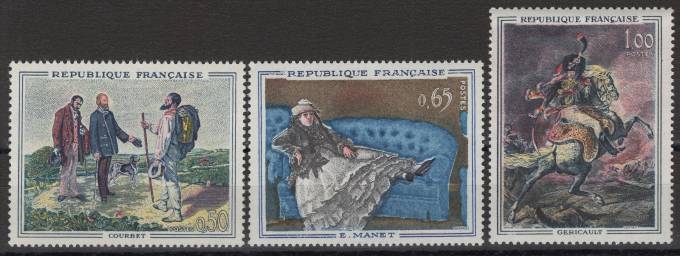 Франция - кат. №1415-1417