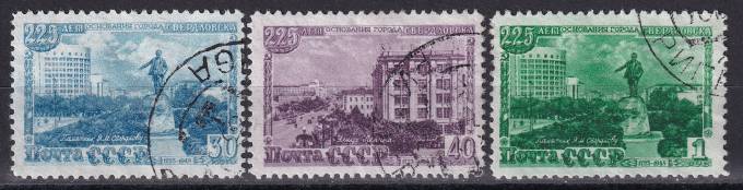 СССР - кат. Заг. №1257-1259