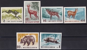 Болгария - кат. №1058B-1063B