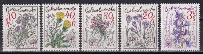 Чехословакия - кат. №2488-2492