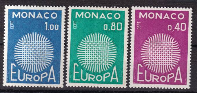Монако - кат. №977-979
