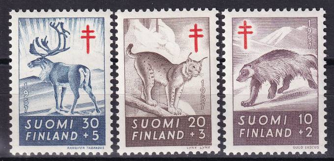 Финляндия - кат. №478-480