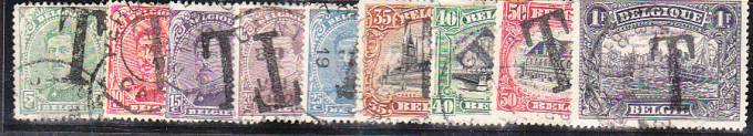 (Belgie_stamp_0116-125(1) Бельгия  №116-125