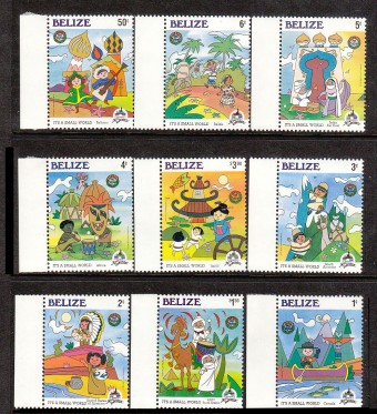 (WD_Bel_829-837(5) Марки Belize №829-837