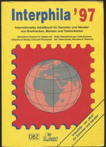 Interphila 1997 - Международная адресная книга для коллекционеров и торговцев марками, монетами и телефонными карточками
