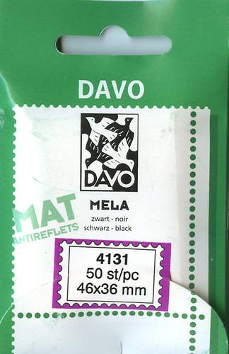 Клеммташе DAVO чёрные 46 х 36 мм (уп 50 шт) (М4131(1))