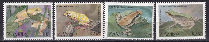 Замбия - кат. №470-473