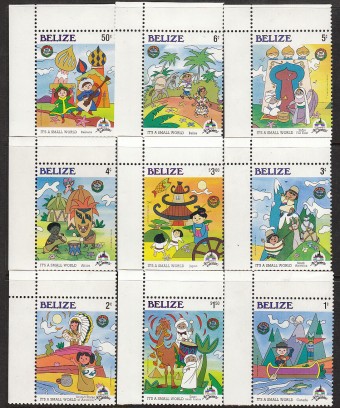 (WD_Bel_829-837(6) Марки Belize №829-837