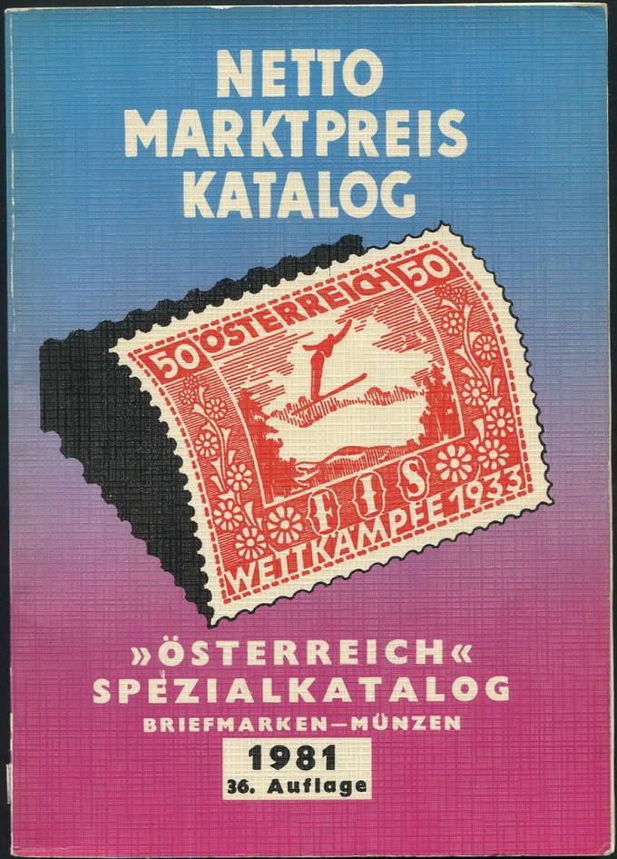 Каталог рыночных цен - Австрия специальный каталог марок и монет