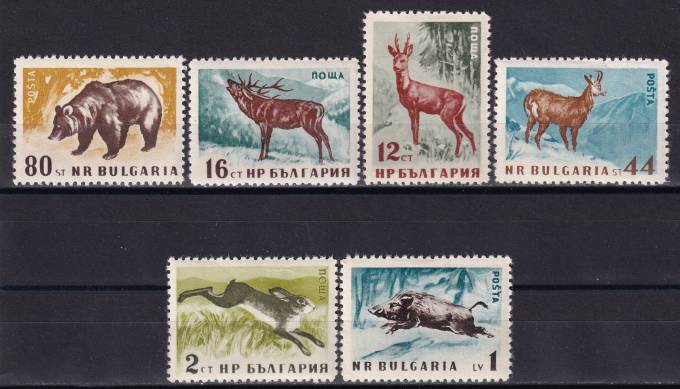 Болгария - кат. №1058A-1063A