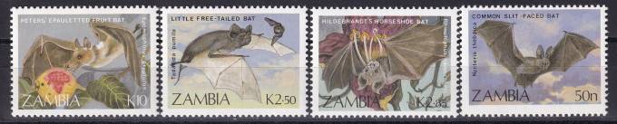 Замбия - кат. №474-477