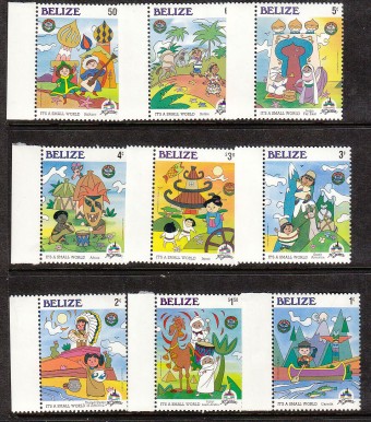 (WD_Bel_829-837(7) Марки Belize №829-837