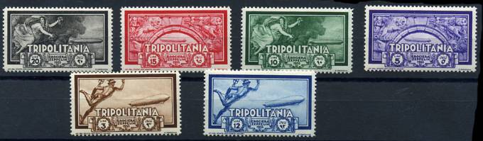 ItlTripoli_190-195.(Итальянская Триполитания.1933.Михель№№190-195,**, идеальное кач.)