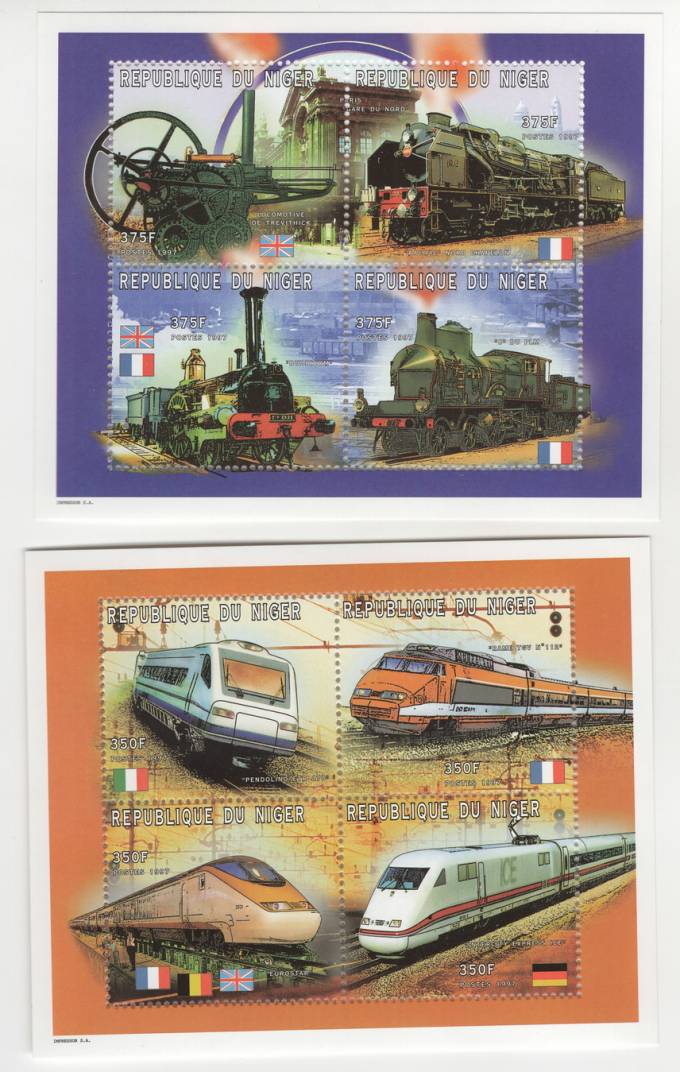 Нигер - кат. №1294A-1297A,1298A-1301A