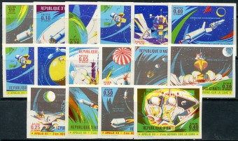 (SpaceStamp-024(1) Марки Космос. №1116B-1131B **