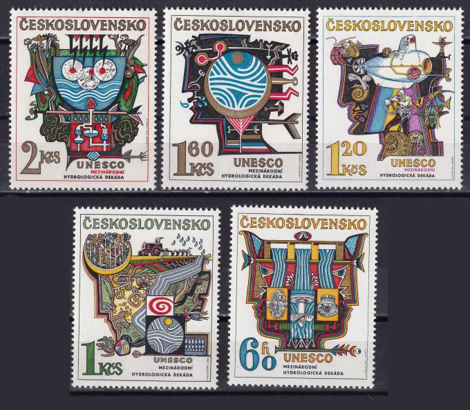 Чехословакия - кат. №2195-2199