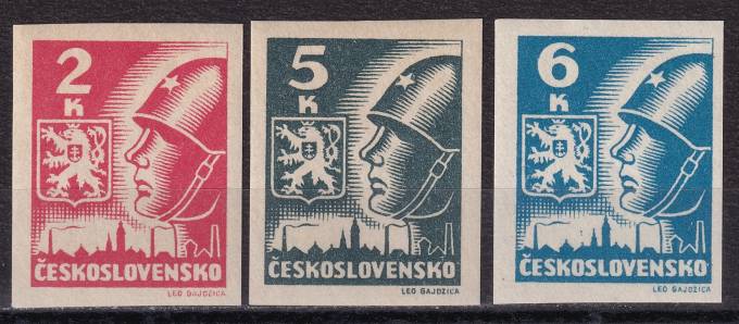 Чехословакия - кат. №408-410