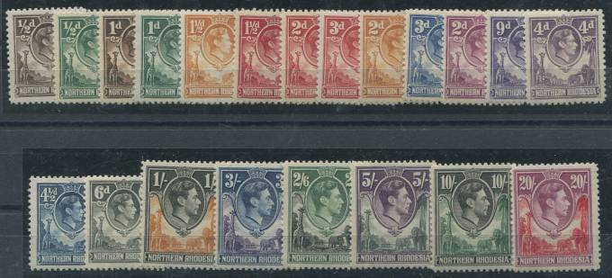 (Kolony_NorthernRhodesia_025-45(1) 1938 г. Каталог №25-45 **