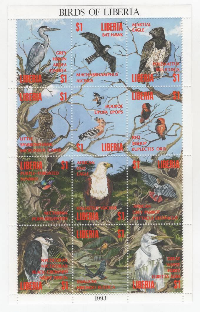 Либерия - кат. №1552-1563