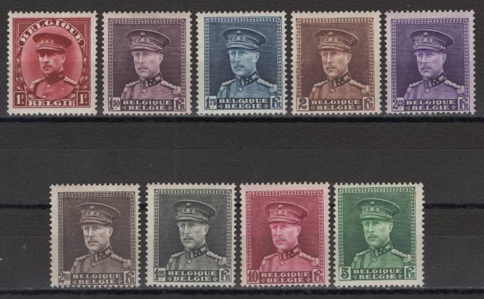 Бельгия - кат. Mich. №305-313