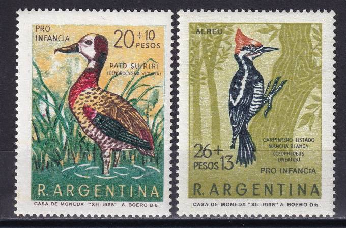 Аргентина - кат. №1034-1035
