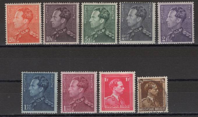 Бельгия - кат. Mich. №423-431