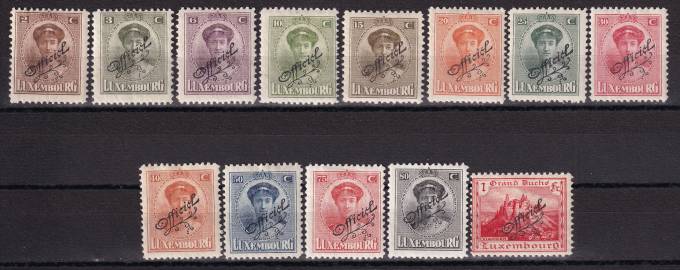 Люксембург - кат. Mich. №D109-D121